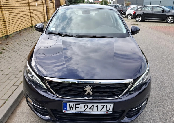 Peugeot 308 cena 45800 przebieg: 89800, rok produkcji 2020 z Łochów małe 172